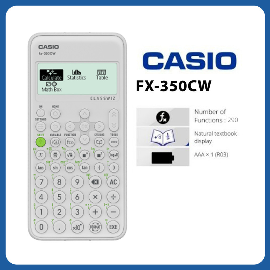 fx-350CW حسابه كاسيو