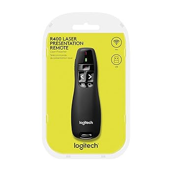 جهاز عرض لاسلكي من Logitech Remote Laser R400