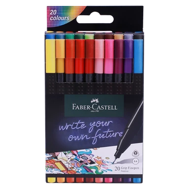 فابيركاستل اقلام فيبربين غريب 0.4 مجموعه من 20 أقلام