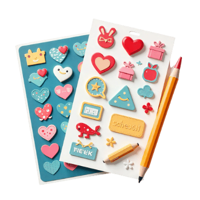 الملصقات المدرسية